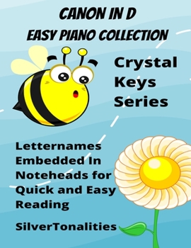 Paperback Canon In D for Easy Piano - Crystal Keys Series Book