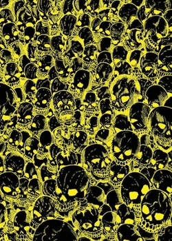 Paperback Gathering of Skulls Sketchbook - Black and Yellow Book