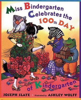 Hardcover Miss Bindergarten Celebrates the 100th Day of Kindergarten Book