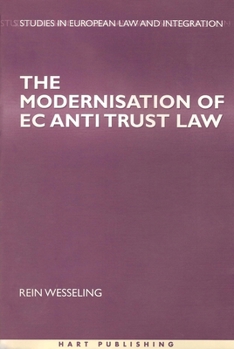 Hardcover The Modernisation of EC Antitrust Law Book