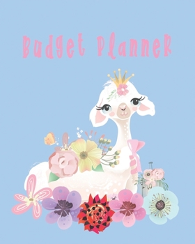 Paperback Cute Floral Llama Budget Planner: The Well Designed Financial Planner that will Wisely Help You Manage Your Budget for Animal Lovers Book