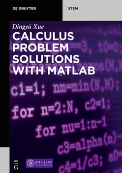 Paperback Calculus Problem Solutions with Matlab(r) Book