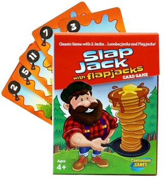 Toy Continuum Games Slap Jack Flap Jacks Card Game - Kids Age 4 & Up Book