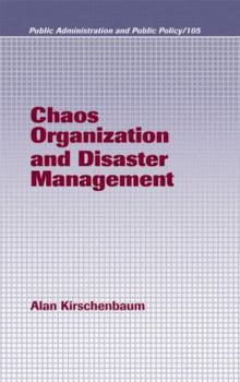 Hardcover Chaos Organization and Disaster Management Book