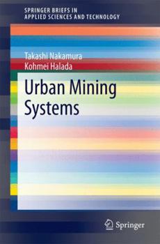 Paperback Urban Mining Systems Book