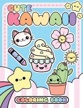 Paperback Cute Kawaii Coloring Book