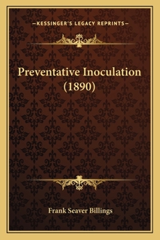 Paperback Preventative Inoculation (1890) Book