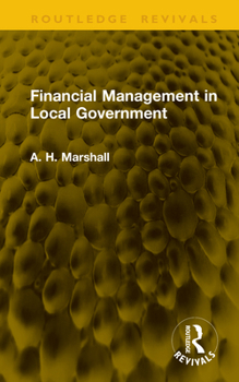 Hardcover Financial Management in Local Government Book