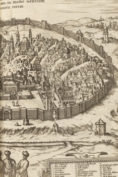 16th Century Map of Jerusalem - A Poetose Notebook / Journal / Diary (50 pages/25 sheets)