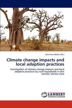 Paperback Climate change impacts and local adaption practices Book