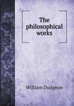 Paperback The philosophical works Book