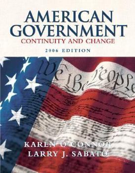 Paperback American Government: Continuity and Change Book