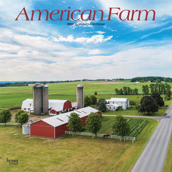 American Farm 2022 12 x 12 Inch Monthly Square Wall Calendar, USA United States Scenic Rural