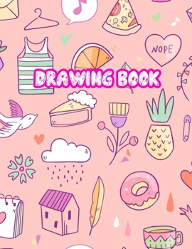 Paperback Drawing Book: Large Sketch Notebook for Drawing, Doodling or Sketching: 110 Pages, 8.5" x 11" Sketchbook ( Blank Paper Draw and Writ Book