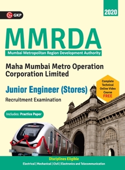 Paperback Mmrda Mmmocl 2019: Junior Engineer (Stores) Book