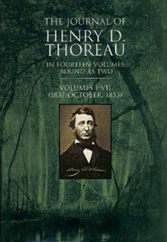 Hardcover The Journal of Thoreau, Vol. 1 Book
