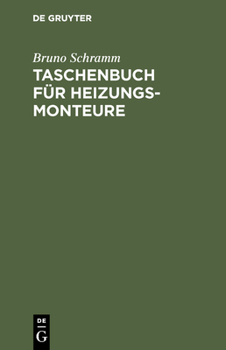 Hardcover Taschenbuch Für Heizungs-Monteure [German] Book