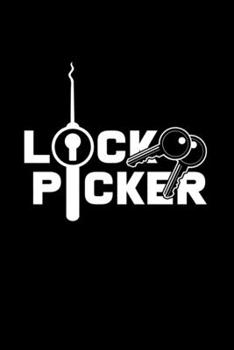 Lock Picker: 6x9 Lock Picking | blank with numbers paper | notebook | notes