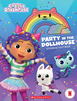 Paperback Party in the Dollhouse (Gabby's Dollhouse Sticker Activity Book) Book