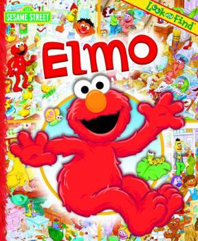 Hardcover Look and Find Elmo Book