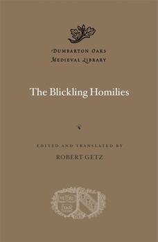 Hardcover The Blickling Homilies Book