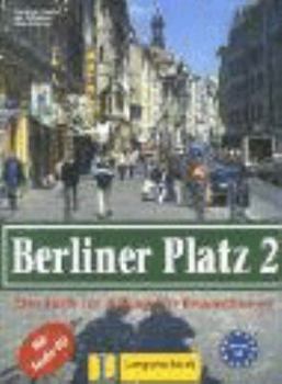 Paperback Berliner Platz 2 - Lehrbuch (Sb+Wb+A/Cd) [German] Book