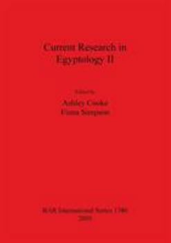 Paperback Current Research in Egyptology II: January 2001 Book