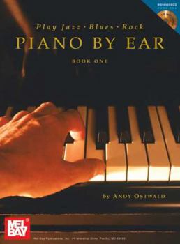 Paperback Mel Bay Play Jazz, Blues, & Rock Piano by Ear, Book One Book