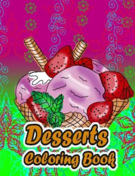 Paperback Desserts Coloring Book