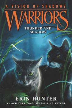 Paperback Warriors: A Vision of Shadows #2: Thunder and Shadow Book