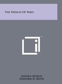 Hardcover The French Of Paris Book
