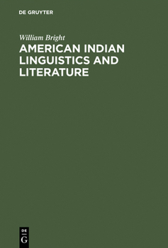 Hardcover American Indian Linguistics and Literature Book