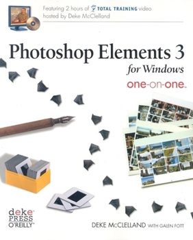 Paperback Photoshop Elements 3 for Windows One-On-One [With CDROM] Book