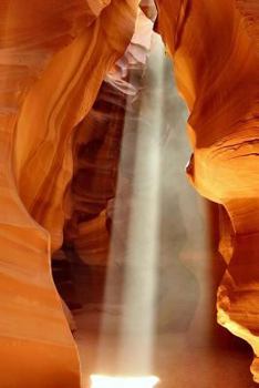 Sunbeam in Antelope Canyon Arizona Journal: 150 Page Lined Notebook/Diary