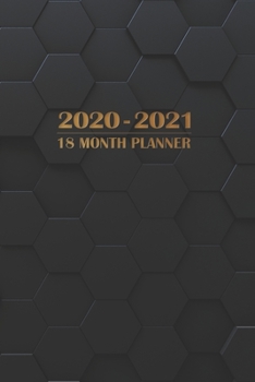 2020 - 2021 18 Month Planner: Geometric Abstract Gold Black Paper | Metallic Gel Pens Pastel Ink Neon Color Glitter | January 2020 June 2021 | Daily ... Calendar Agenda Home Work Family Organizer)