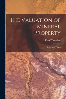 Paperback The Valuation of Mineral Property: Rules and Tables Book