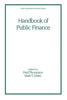 Hardcover Handbook of Public Finance Book
