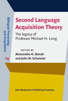 Hardcover Second Language Acquisition Theory (Bilingual Processing and Acquisition) Book