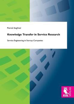 Paperback Knowledge Transfer in Service Research Book