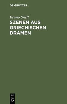 Hardcover Szenen aus griechischen Dramen [German] Book