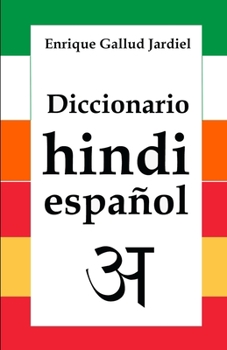 Paperback Diccionario de hindi-español [Spanish] Book