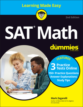 Paperback SAT Math for Dummies with Online Practice Book