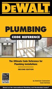 Spiral-bound Dewalt Plumbing Code Reference Book