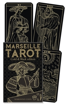 Misc. Marseille Tarot: Gold and Black Edition Book