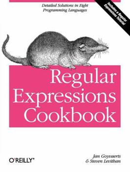 Paperback Regular Expressions Cookbook Book