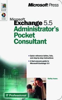 Paperback Microsoft Exchange 5.5 Administrator's Pocket Consultant Book