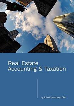 Hardcover Real Estate Accounting and Taxation Book