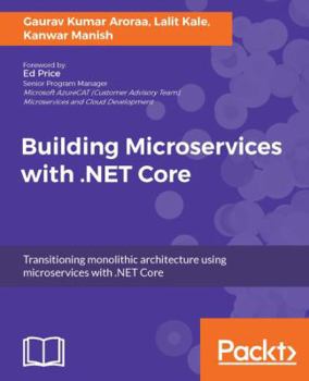 Paperback Building Microservices with .NET Core Book