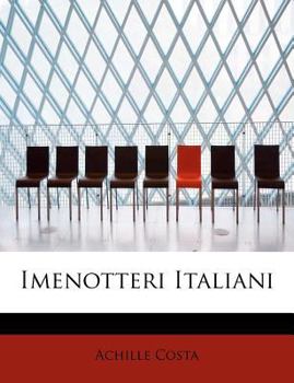 Paperback Imenotteri Italiani [Italian] Book