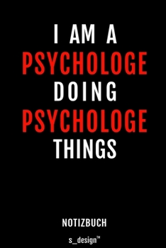 Notizbuch f�r Psychologen / Psychologe / Psychologin: Originelle Geschenk-Idee [120 Seiten gepunktet Punkte-Raster blanko Papier]